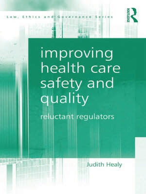 cover image of Improving Health Care Safety and Quality